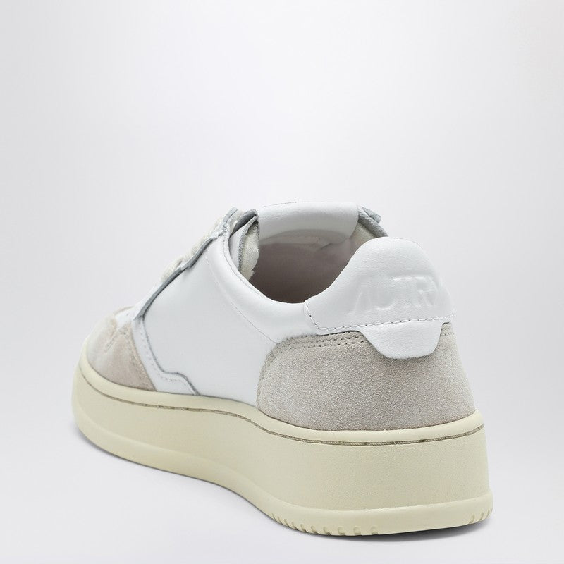 Autry White Leather Medalist Low Top Sneakers - Image 2