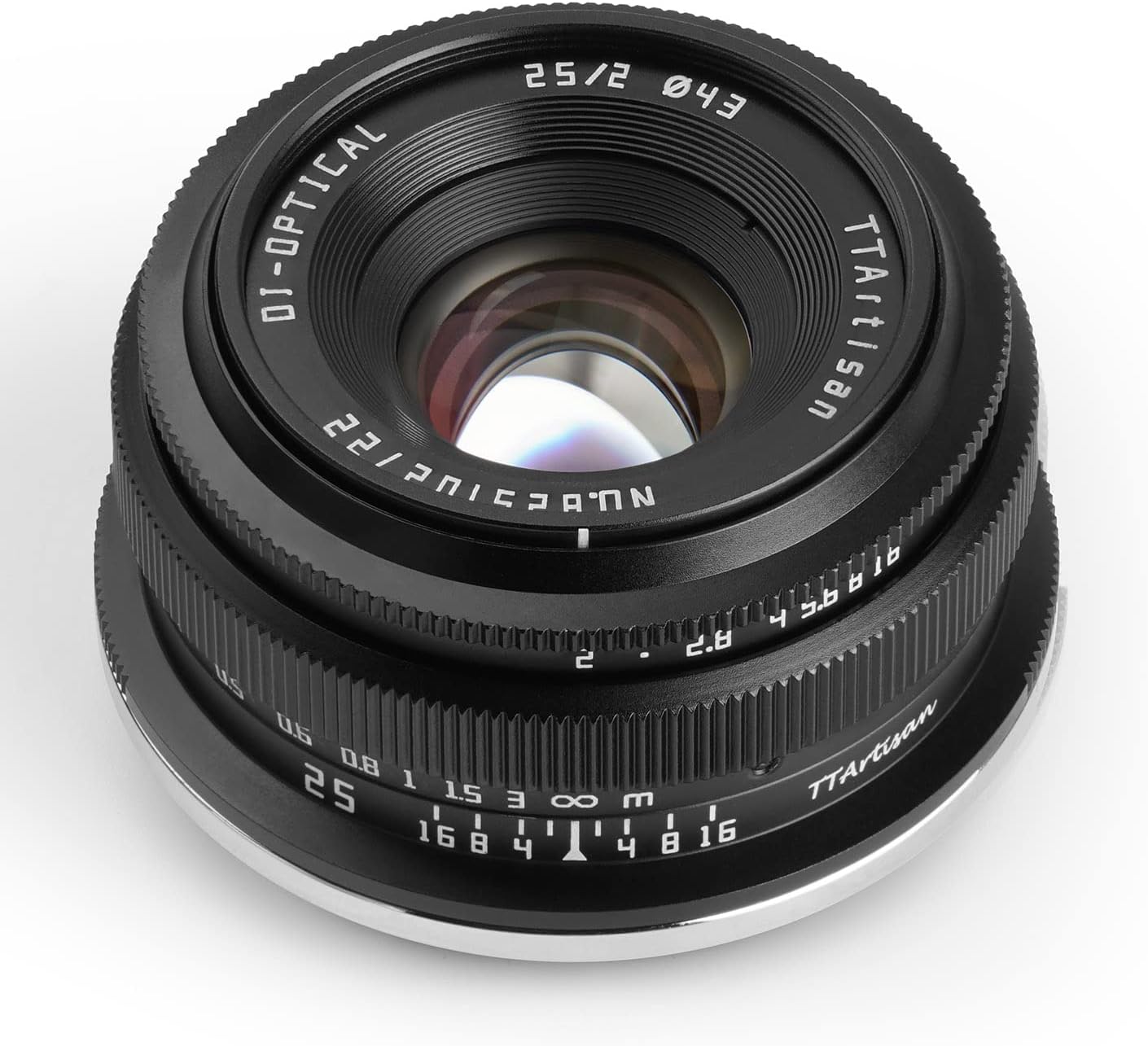 TTArtisan 25mm f/2 C Nikon Z Mount APS-C Lens, Black, Brand Optics (2 Year Warranty)