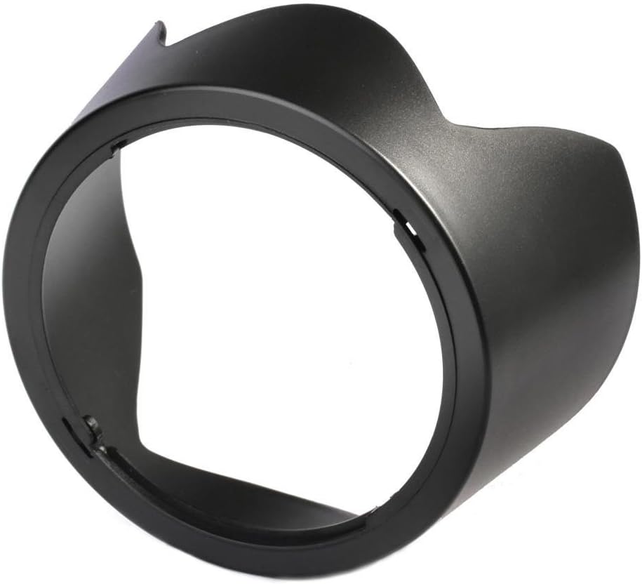 NinoLIte レンズフード EW-83J / EF-S17-55mm F2.8 IS USM 一眼レフ カメラ レンズ 対応 互換品