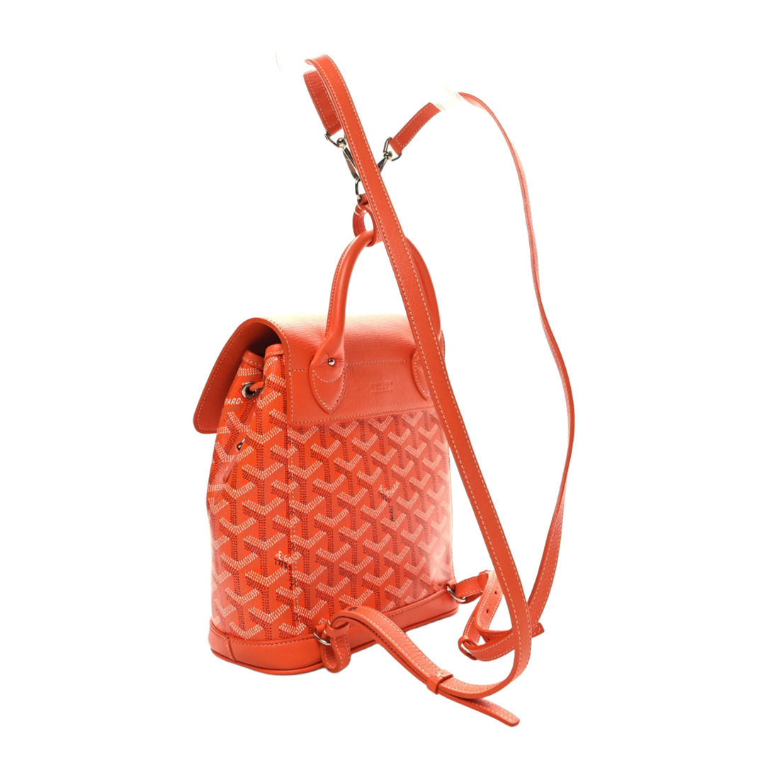 GOYARD GOYARDINE 'ORANGE' MINI ALPIN BACKPACK