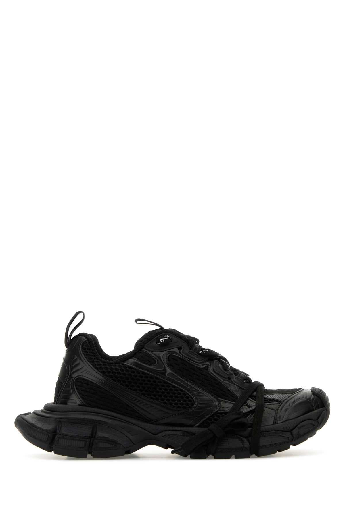 Balenciaga バレンシアガブラックメッシュとゴム3 Xl スニーカー - Image 2