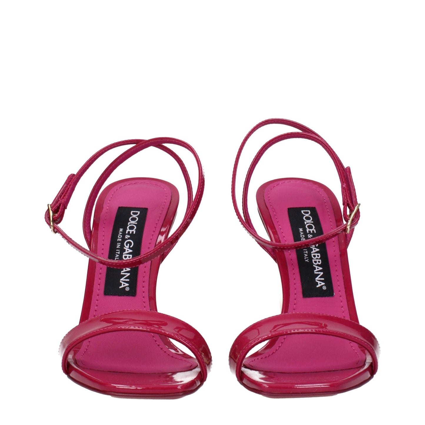 Dolce Gabbana ドルチェ&ガッバーナサンダルの女性は、Fuxia/Cyclamenをペイントします - Image 2