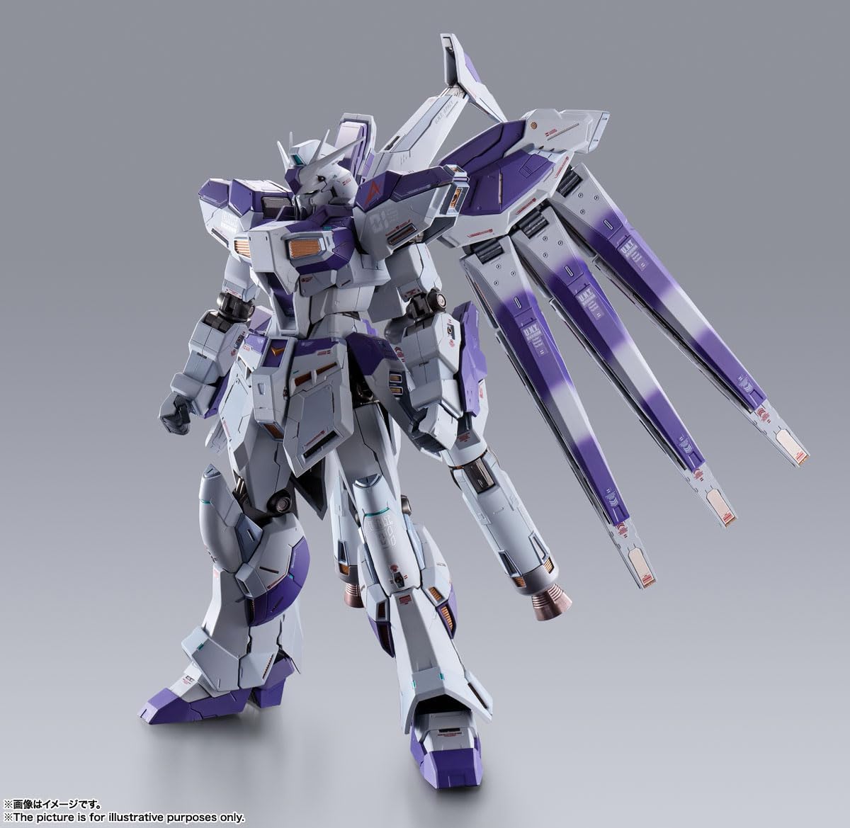 METAL BUILD BAS62996 Mobile Suit Gundam Char's Counterattack Bertochka Children Hi-V Gundam, Approx. 8.1 inches (205 mm), ABS & PVC & Die-Cast Pre-Painted Action Figure