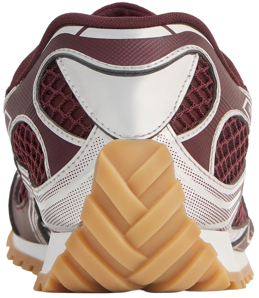 BOTTEGA VENETA 'BAROLO/SILVER' ORBIT SNEAKERS