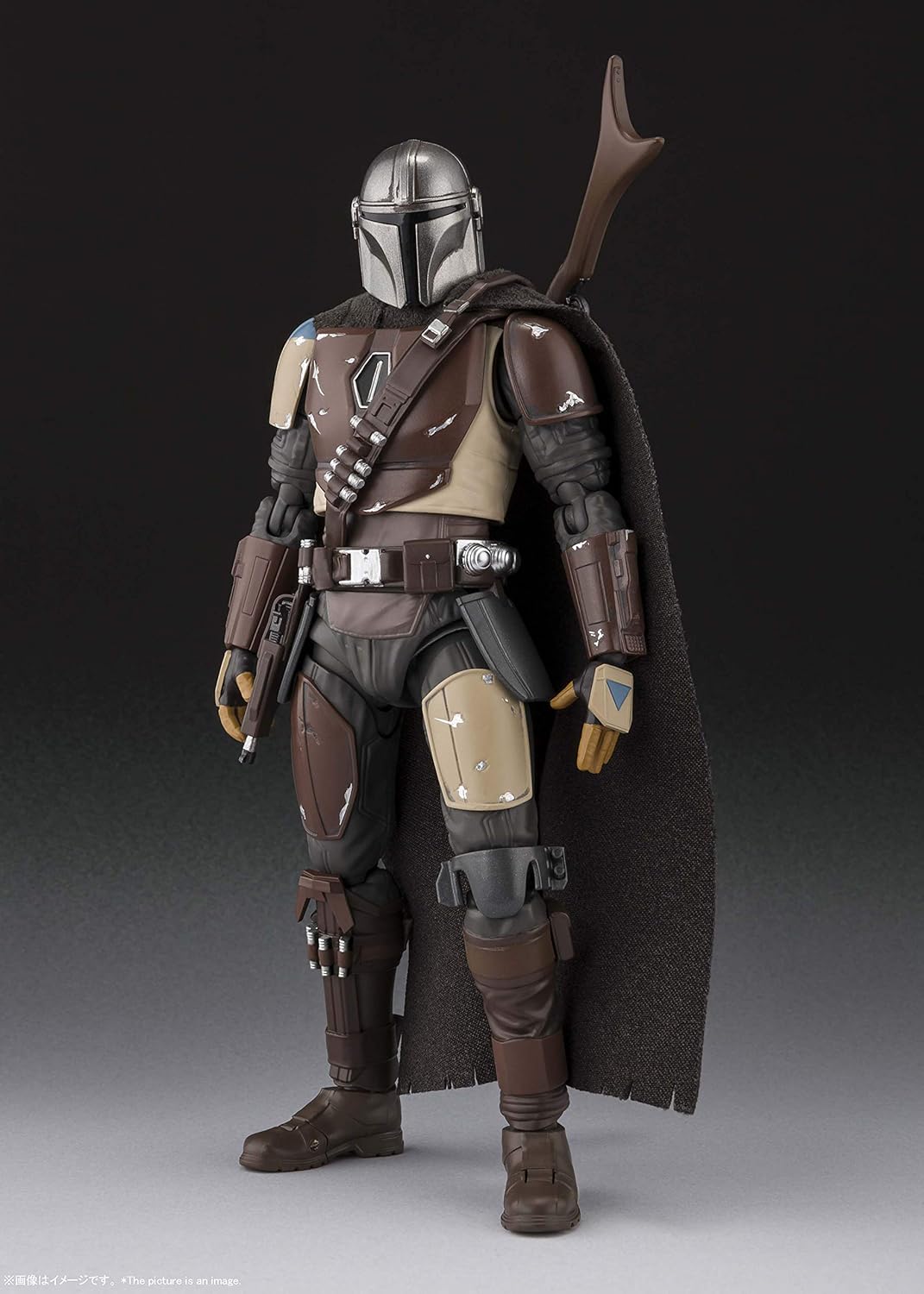 S.H. Figuarts Star Wars The Mandalorian, Approx. 5.9 inches (150 mm), ABS, PVC & Fabric, Pre-painted Action Figure