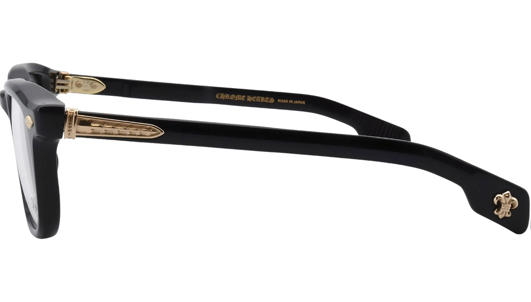 CHROME HEARTS 'BLACK/GOLD' CHIRP CHIRP FRAMES GLASSES