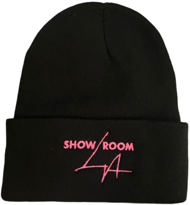 BOSSI X SRLA 'BLACK/PINK' BEANIE