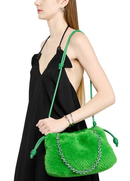 LOEWE Flamenco Purse カーフレザー & ファー ミディアム バッグ - Image 2