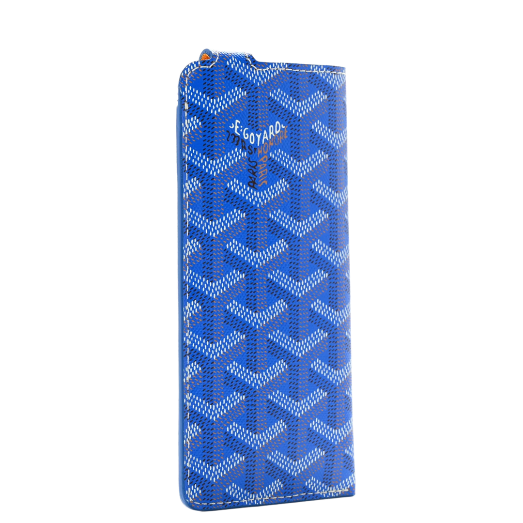 GOYARD GOYARDINE 'MONTMARTRE SKY BLUE' GLASSES CASE