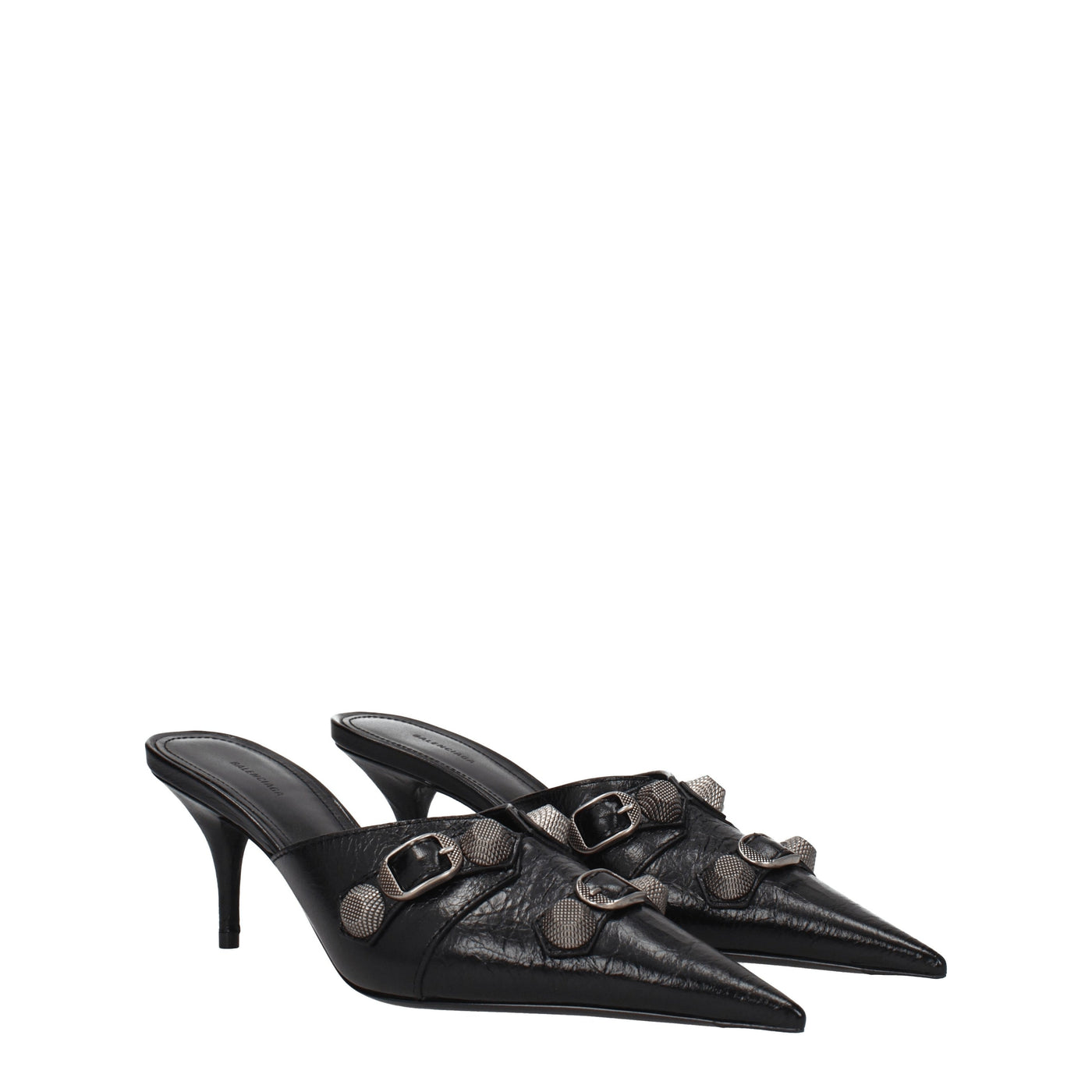 Balenciaga バレンシアガサンダルレザーブラック - Image 2