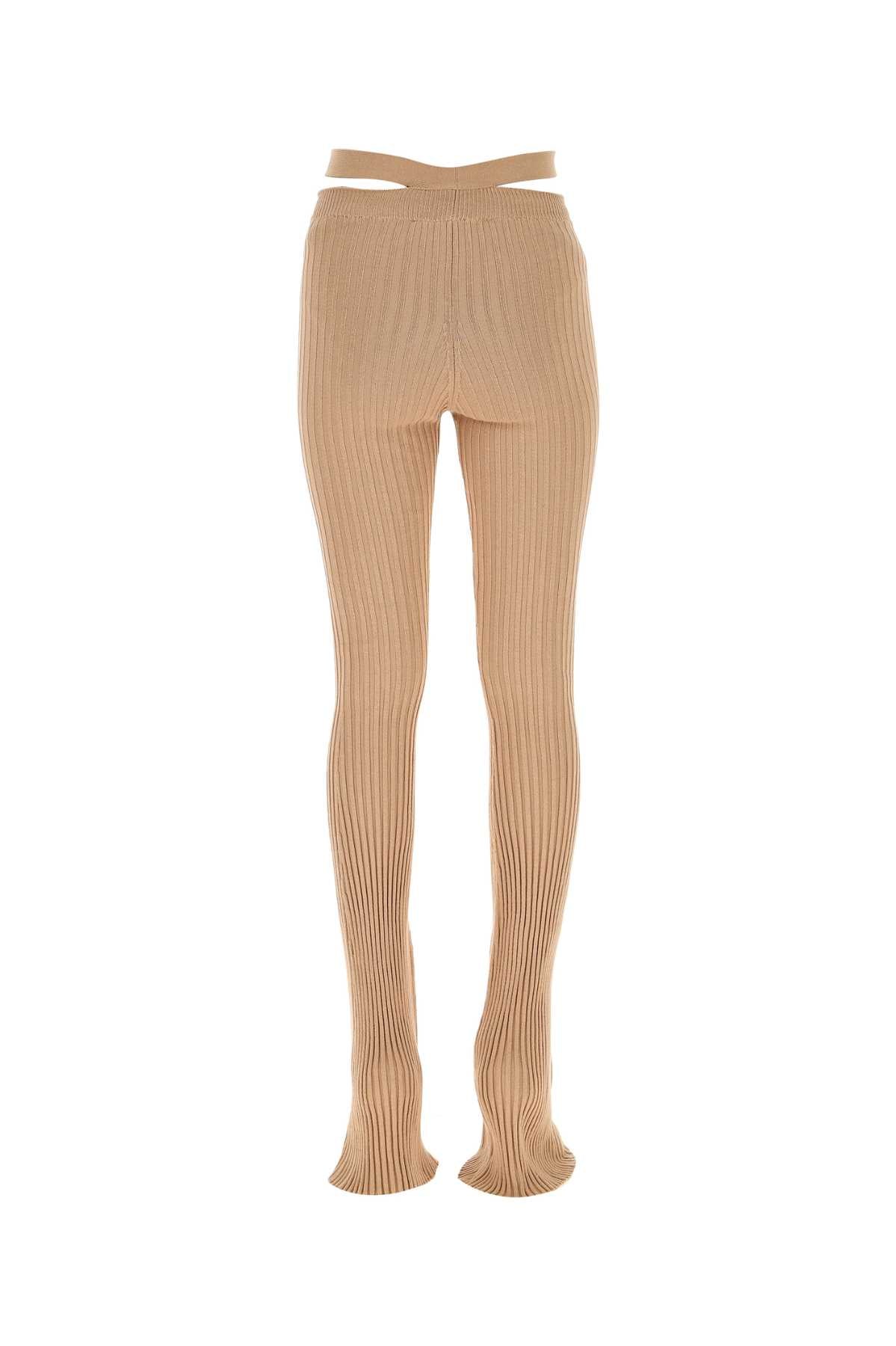 Andrea Adamo アンドレアアダモスキンピンクストレッチビスコースブレンドパンツ - Image 2