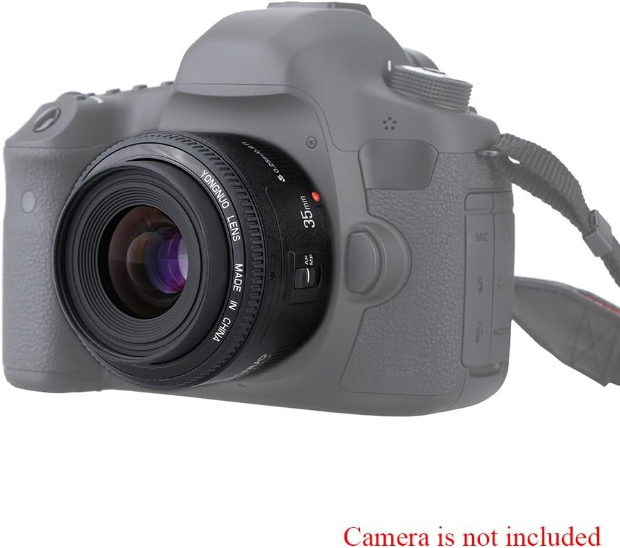 YONGNUO YN35mm F2 Lens 1:2 AF/MF Wide Angle Fixed/Prime Autofocus Lens for Canon EF Mount EOS Cameras