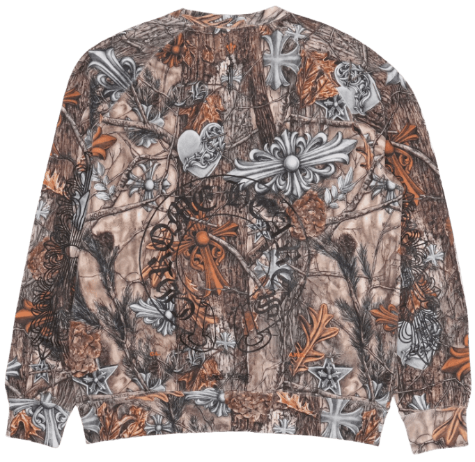 CHROME HEARTS X DRAKE 'CAMO' NOCTA CREWNECK