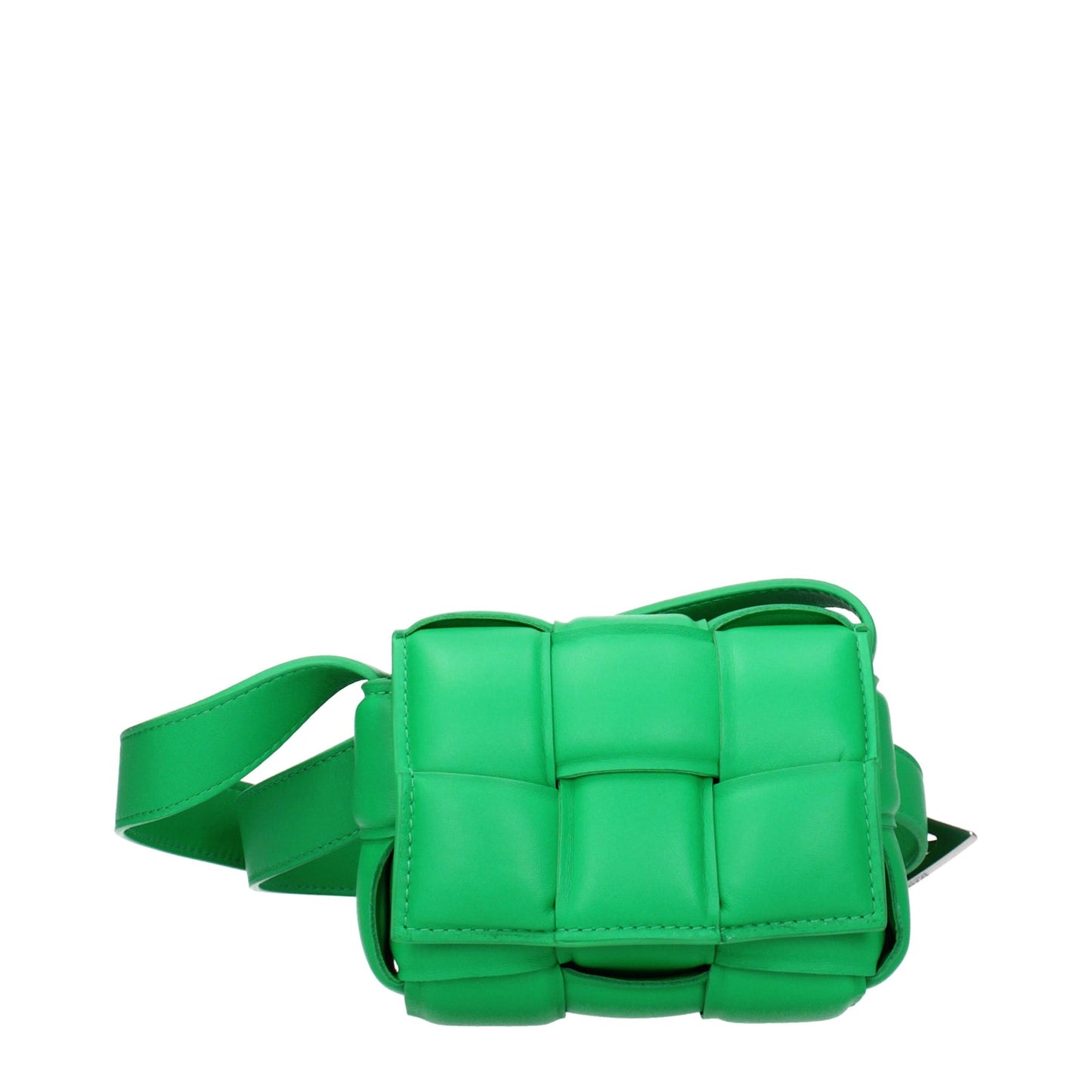 Bottega Veneta ボッテガヴェネタショルダーバッグカセット女性レザーグリーン /パロッケット - Image 2