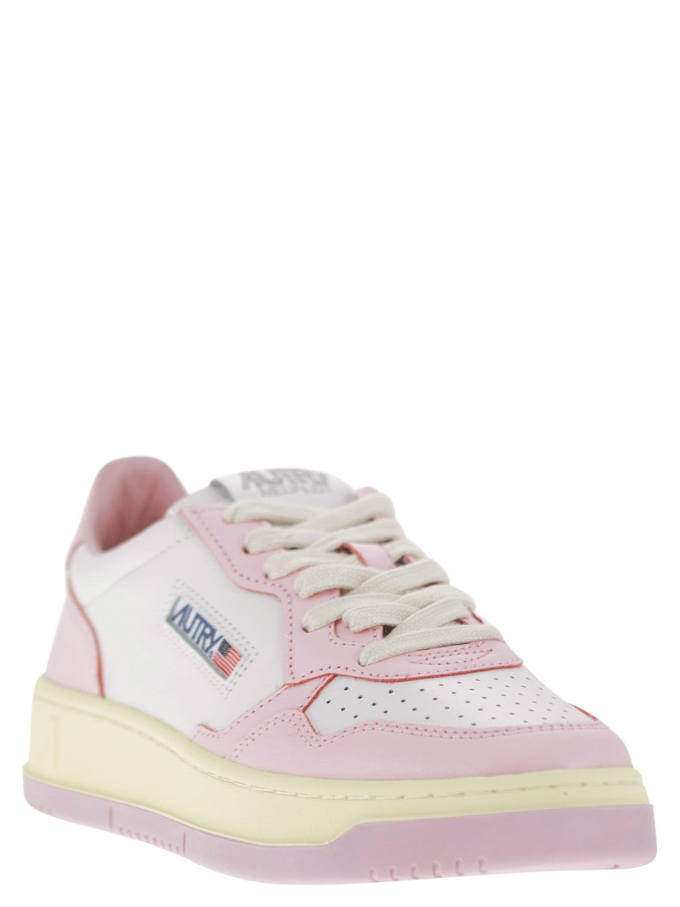 Autry Medalist Low Two Tone Leather Sneakers - Image 2