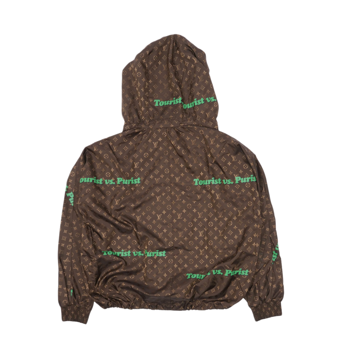LOUIS VUITTON 'BROWN' MONOGRAM TOURIST VS PURIST WINDBREAKER JACKET