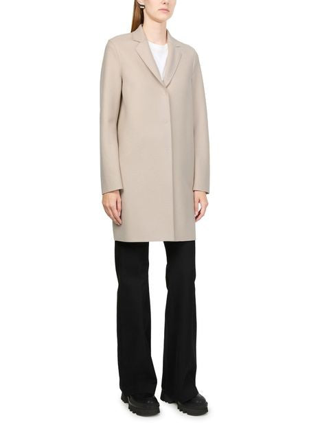 HARRIS WHARF LONDON Cocoon pressed wool coat - Image 2