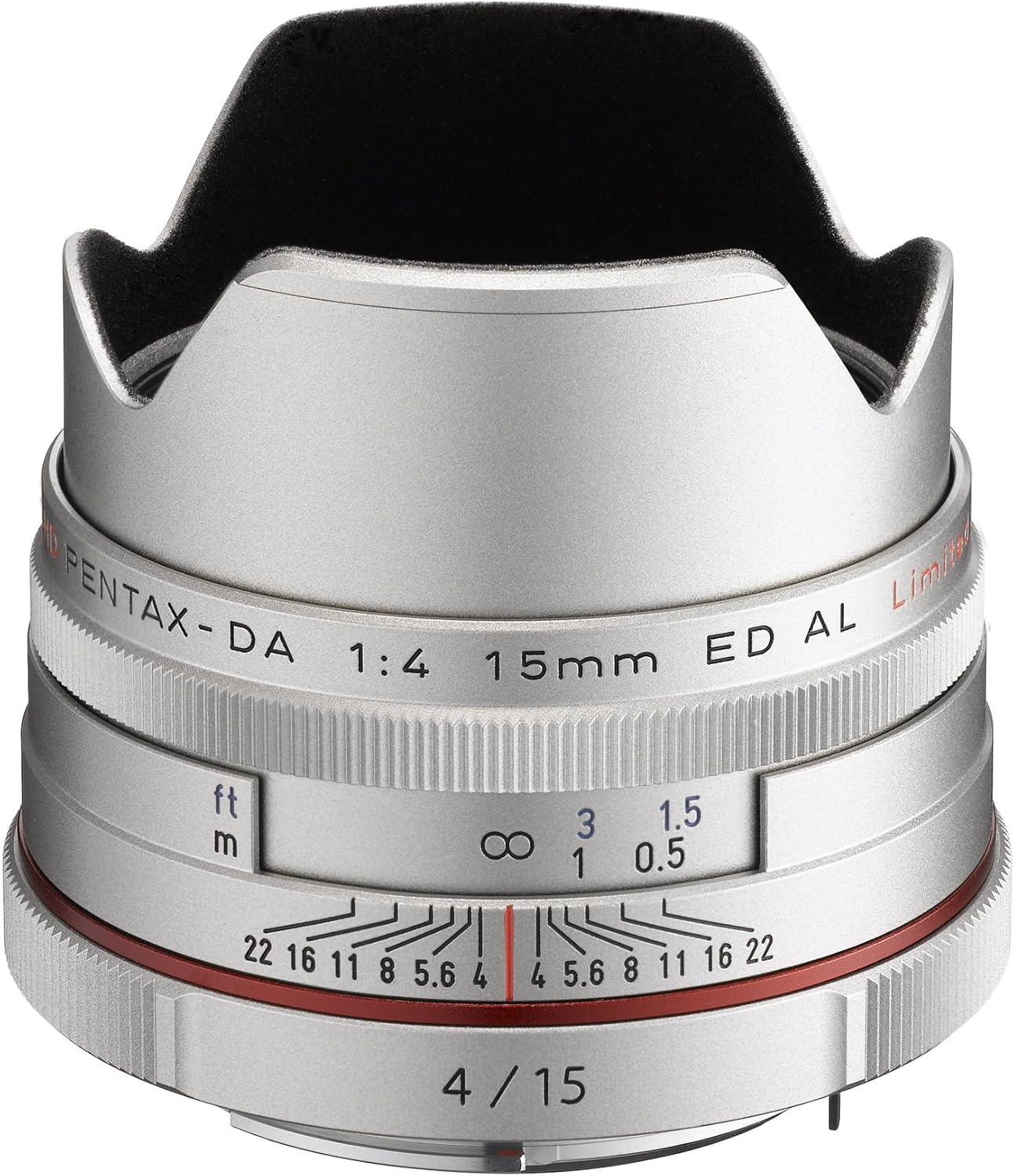 Pentax 21480 HD DA Objectif 15 mm f/4.0 Argent