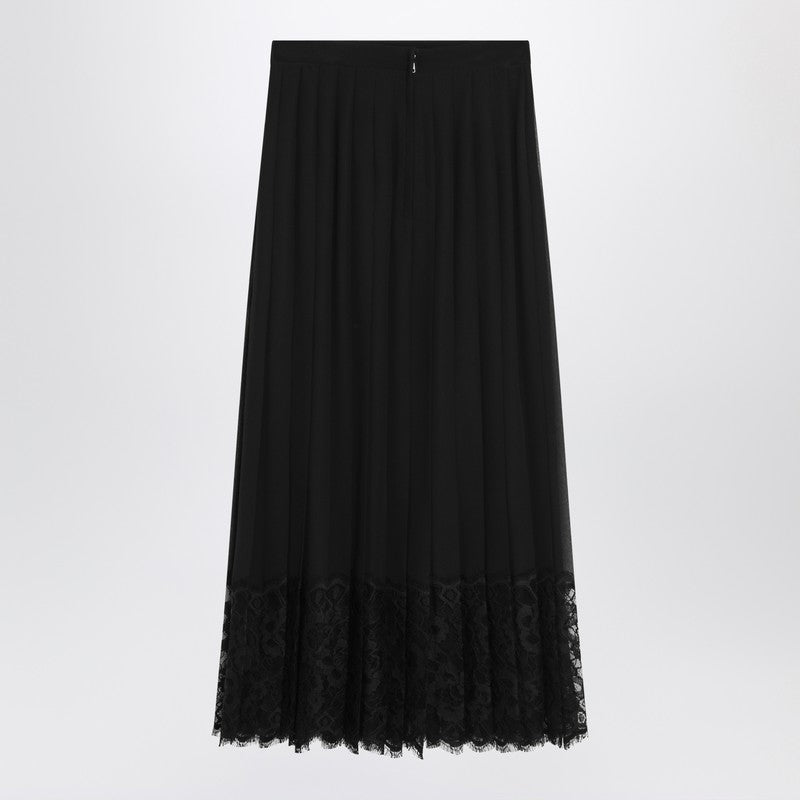 Dolce Gabbana ドルチェとガッバーナは、シフォンと黒いレースでミディをするつもりです - Image 2