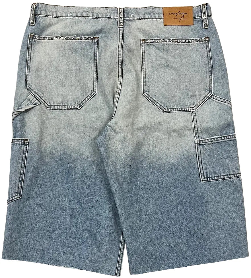 BOSSI 'CLEAR GEM' LIGHT WASH DENIM SHORT