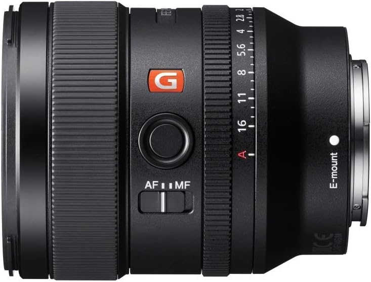 Sony E-Mount FE 24mm F1.4 GM Full Frame Wide Angle Prime Lens (SEL24F14GM), Black (Renewed)