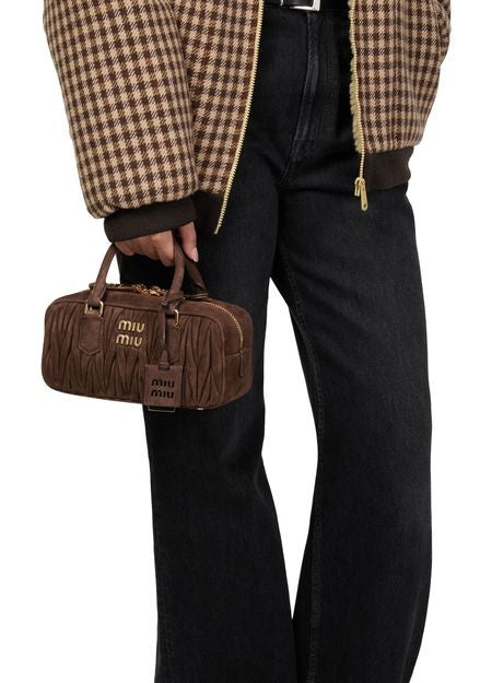 MIU MIU Small quilted suede Arcadie bag - Image 2