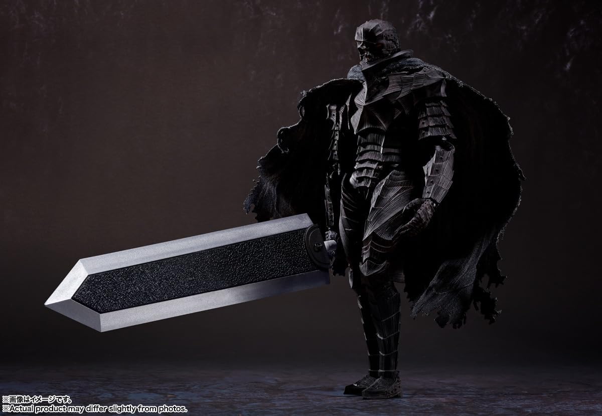 S.H. Figuarts Berserk Guts (Berserk Armor) - Passionate - Approx. 6.3 inches (160 mm), ABS, PVC & Fabric, Pre-painted Action Figure
