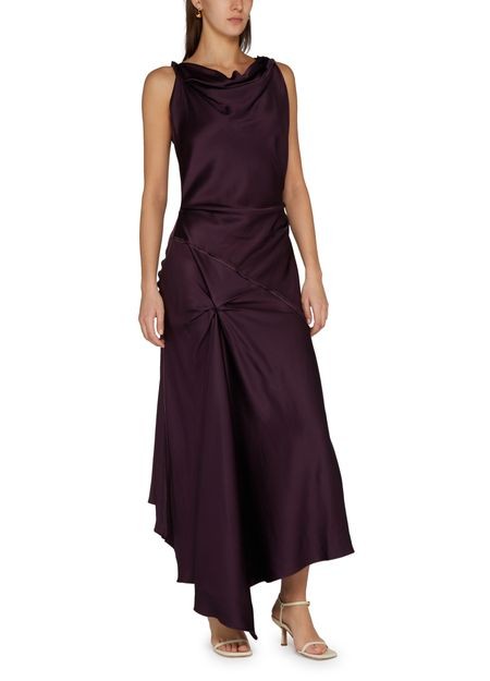VICTORIA BECKHAM アシメントリー ミディ丈ドレープドレス - Image 2