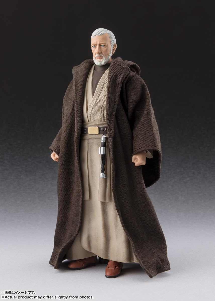 TAMASHII NATIONS S.H. Figuarts Star Wars Episode 4: New Hope Ben Kenobi -Classic Ver.- (Star Wars: A New Hope) Approx. 5.9 inches (150 mm), PVC & ABS & Fabric Pre-painted Action Figure