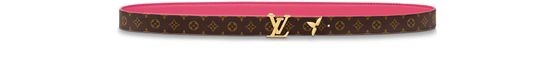 LOUIS VUITTON ベルト・プリティー LV 20MM リバーシブル - Image 2