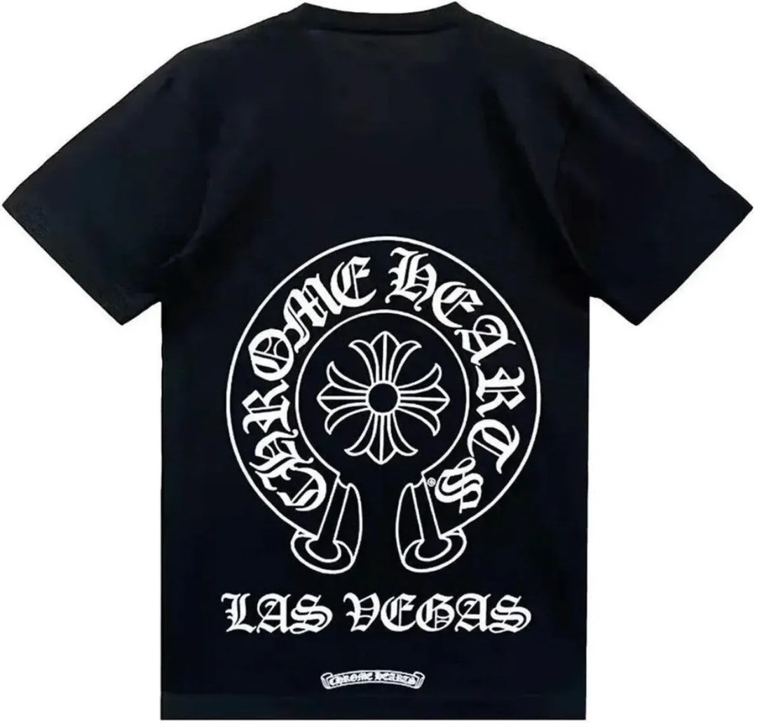 CHROME HEARTS 'LAS VEGAS' HORSESHOE LOGO TEE