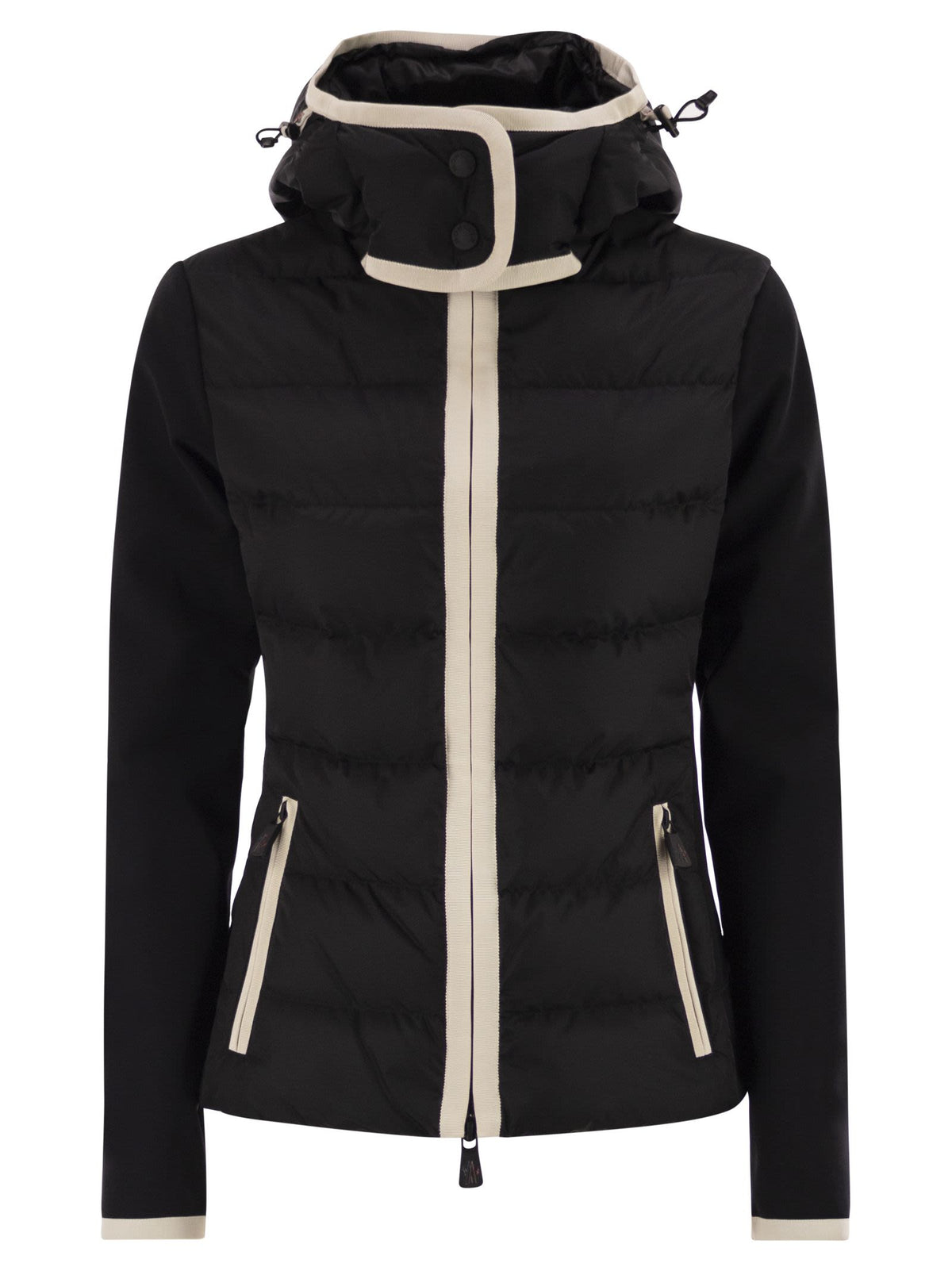 Moncler モンクレールグレノブルパッド入りフーディーとジップ - Image 2