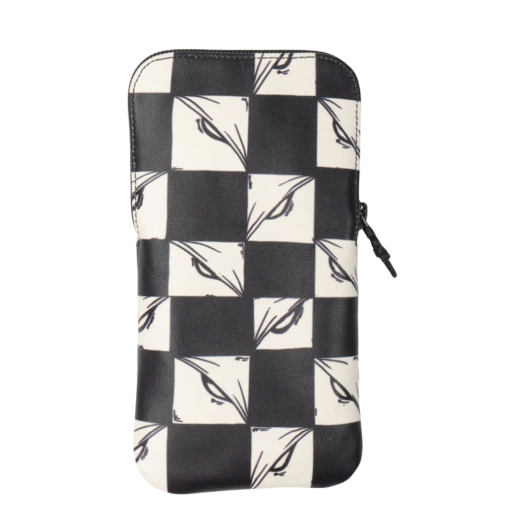 CHROME HEARTS MATTY BOY '99 EYES CHECKERED' SUNGLASSES CASE