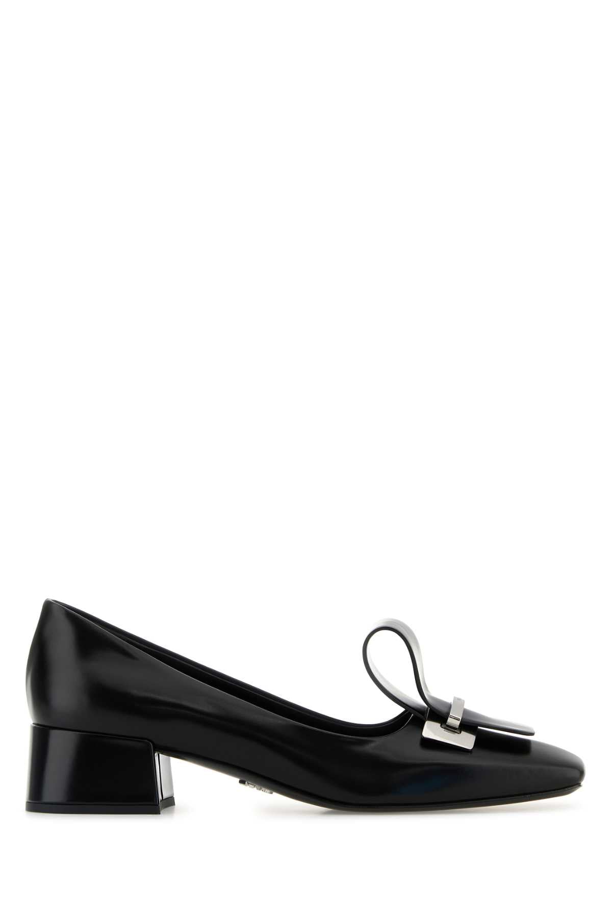 Prada プラダブラックレザーポンプ - Image 2