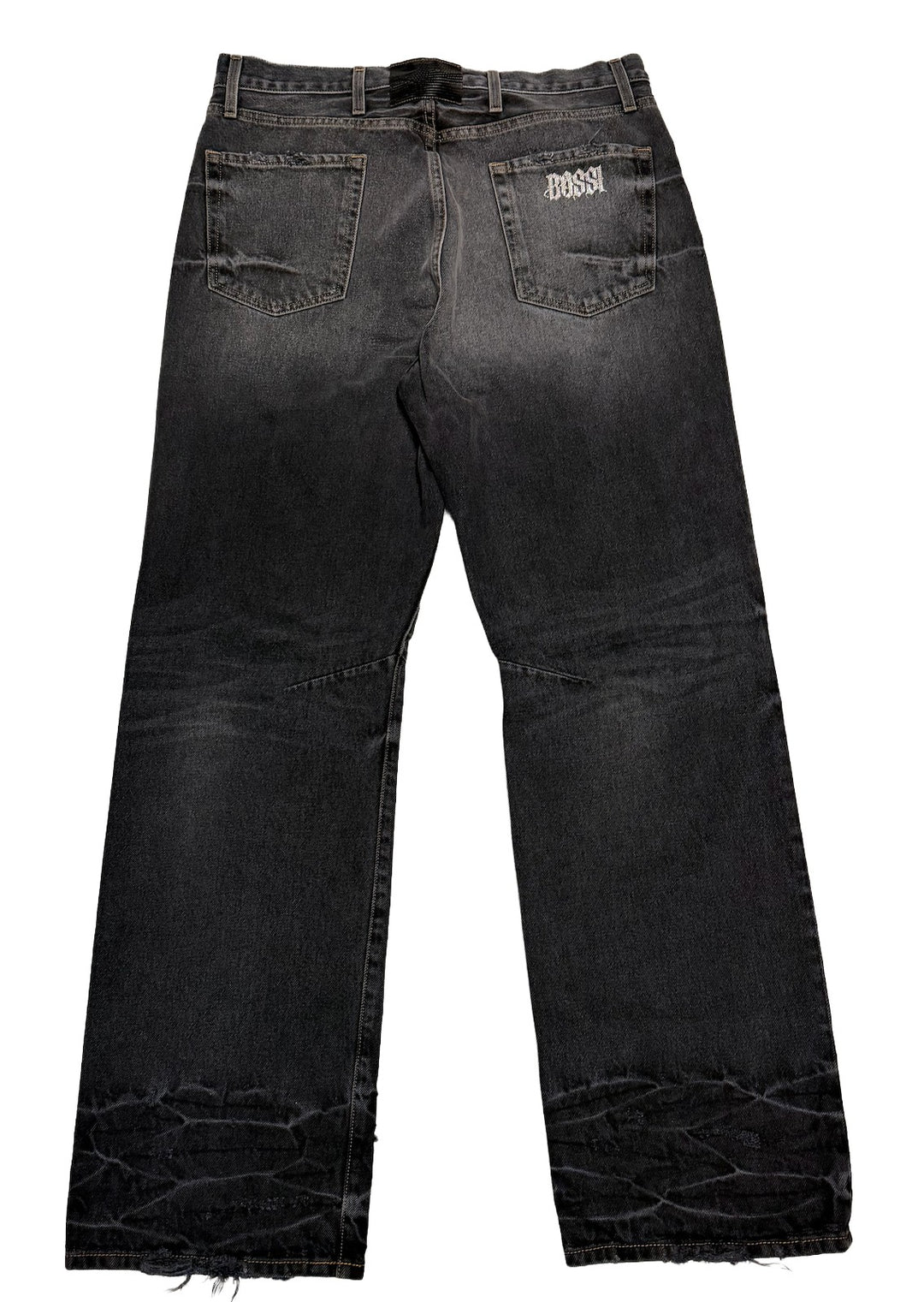 BOSSI 'WASHED BLACK' JEANS