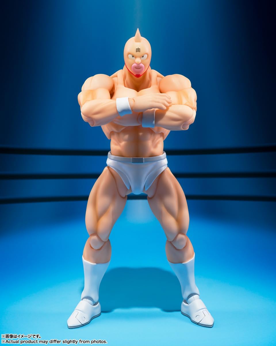 BANDAI SPIRITS S.H. Figuarts Kinnikuman - Perfect Superman Progenitor Edition, Approx. 6.1 inches (155 mm), PVC & ABS Pre-painted Action Figure