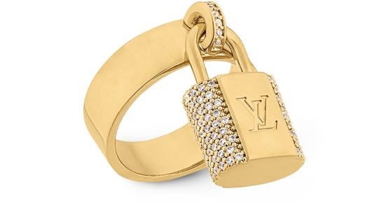 LOUIS VUITTON LV Padlock Ring - Image 2