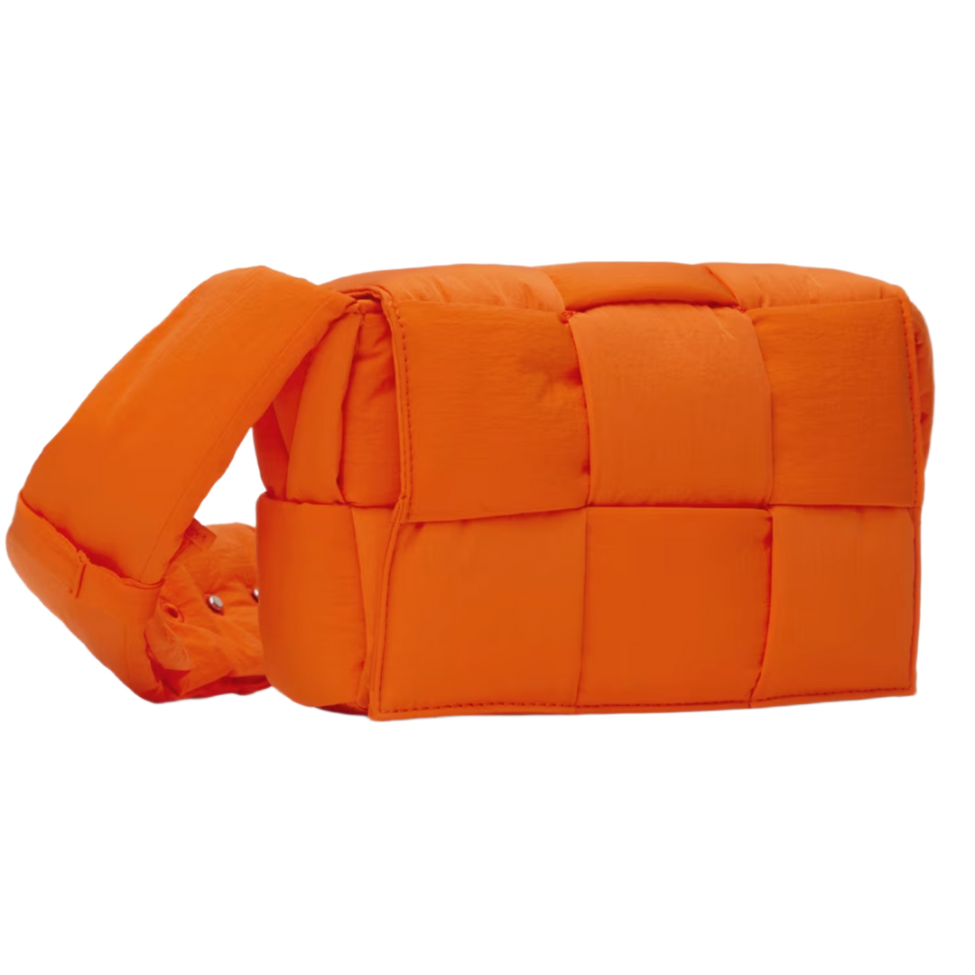BOTTEGA VENETA 'ORANGE' PADDED CASSETTE BAG
