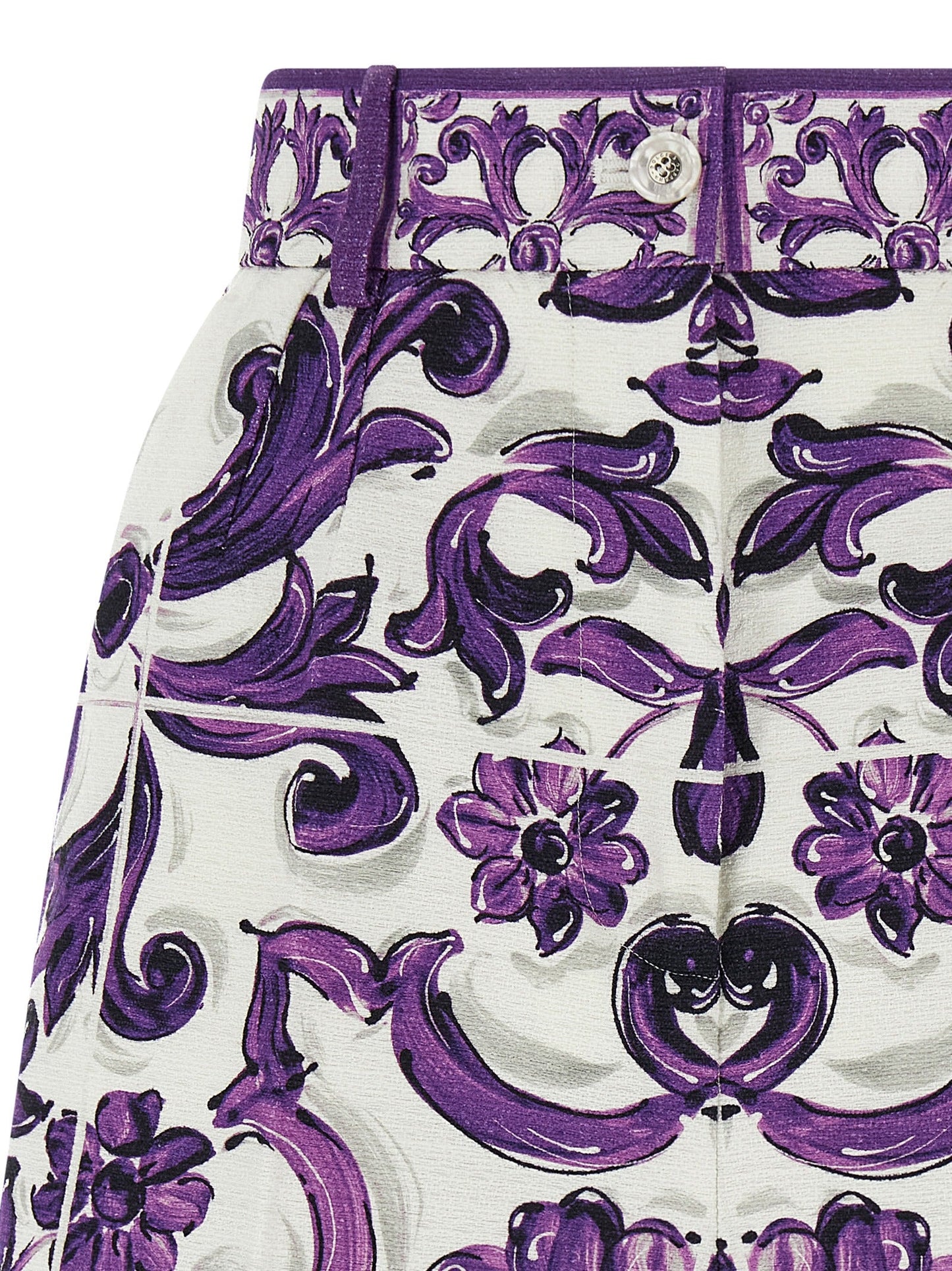 Dolce Gabbana Dolce&Gabbana 'Maiolica'プリントバミューダショーツ - Image 2