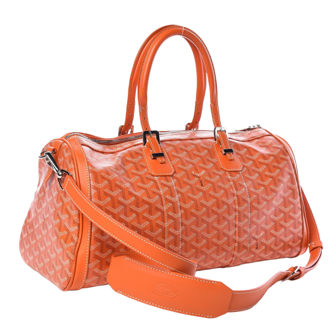 GOYARD 'ORANGE' CROISIERE 35 DUFFLE BAG