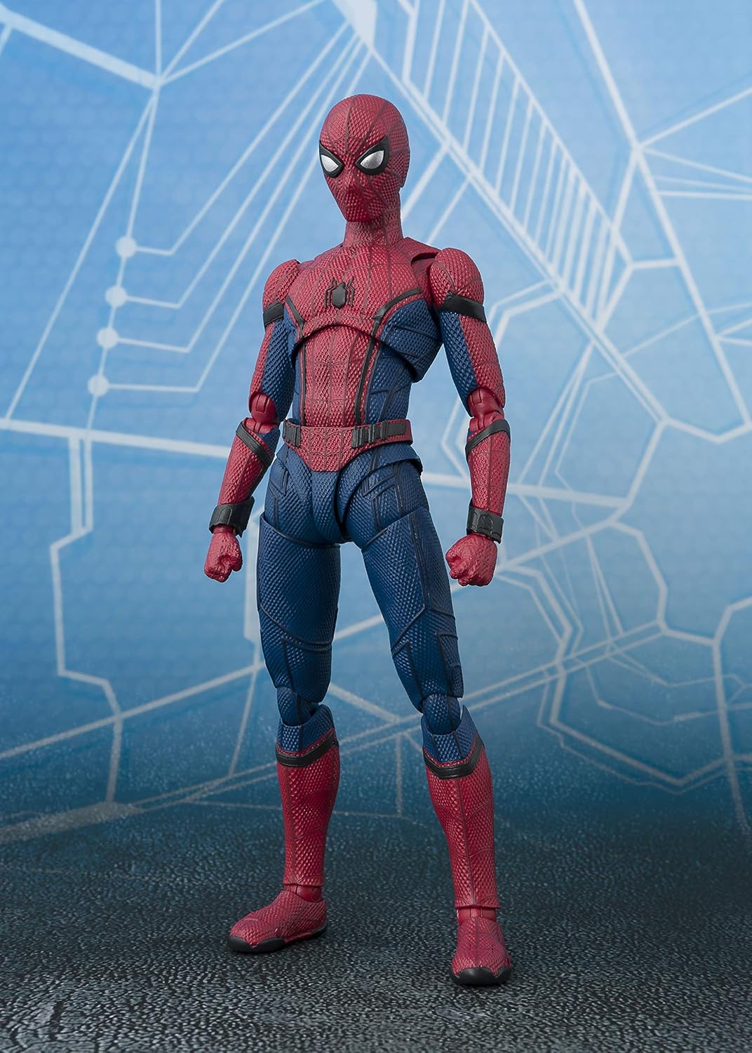 S.H. Figuarts Spider-Man (Spider-Man: Far From Home), ABS & PVC Pre-Painted Action Figure, Approx. 5.9 inches (150 mm)