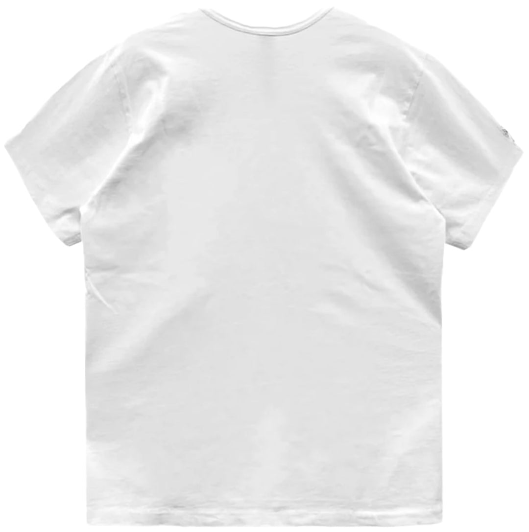 CHROME HEARTS 'Y NOT' EMBROIDERED WHITE POCKET TEE