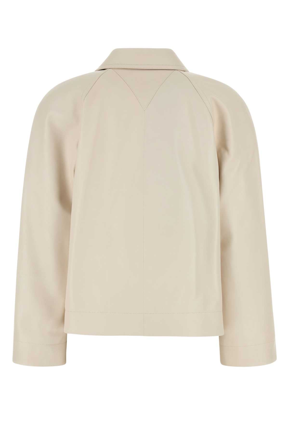 Bottega Veneta ボッテガベネタアイボリーレザージャケット - Image 2