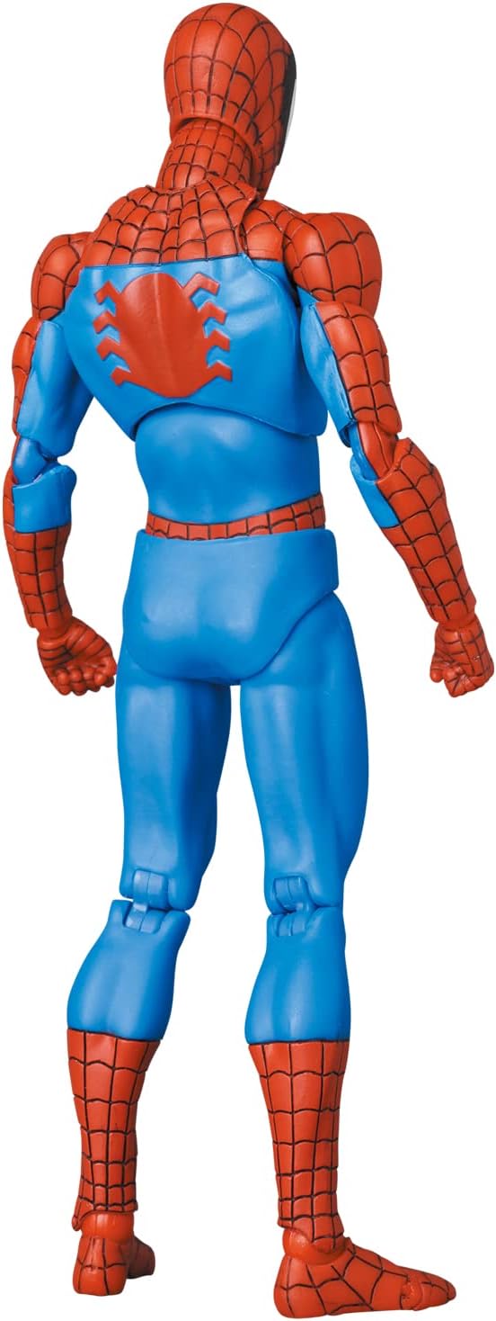 MAFEX No. 185 SPIDER-MAN Classic Cosume Ver., Total Height: Approx. 6.1 inches (155 mm), Non-scale, Painted Action Figure
