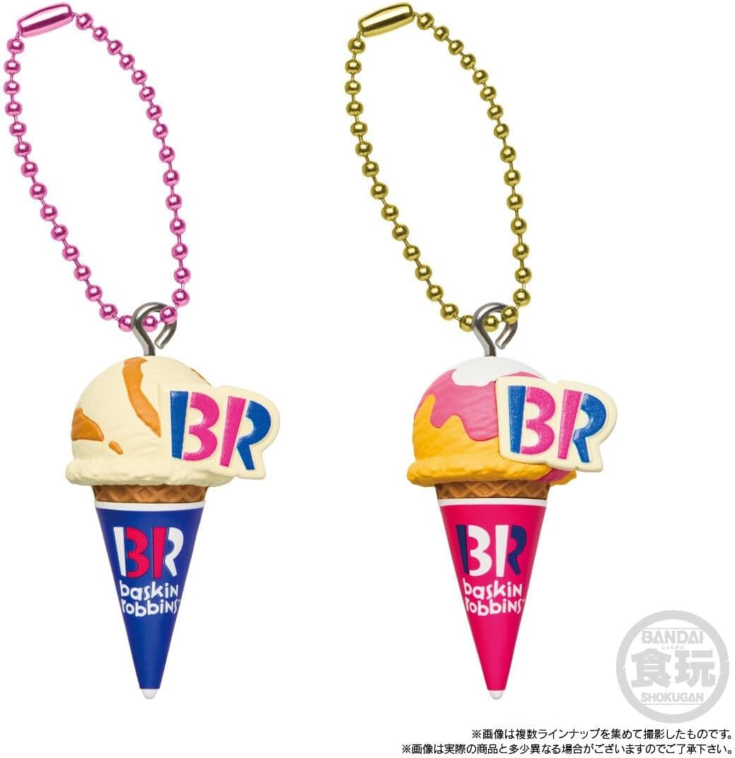 Bandai Baskin Robbins Ice Cream with Mascot Gummy 2, 12 Pieces, Box