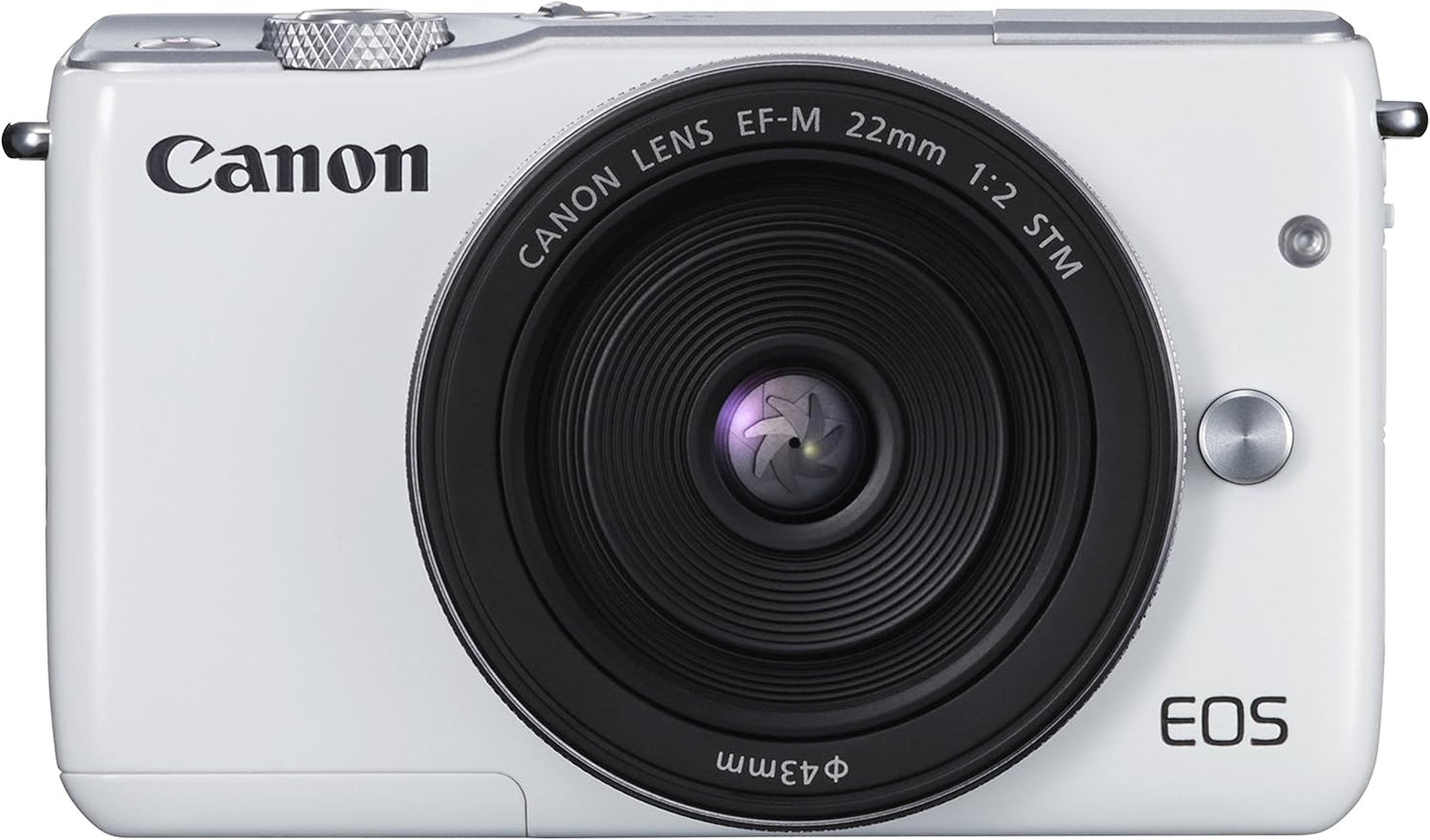 Canon Mirrorless Single Lens Camera EOS M10, whites