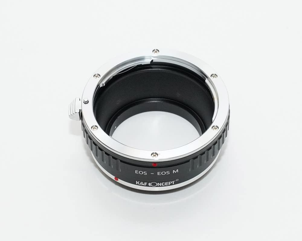 K&F キャノン対応 EOS EF(EF-S)レンズ- キャノン対応 EOS M マウントアダプター レンズクロス付 ef-eosm (KFEOSM)