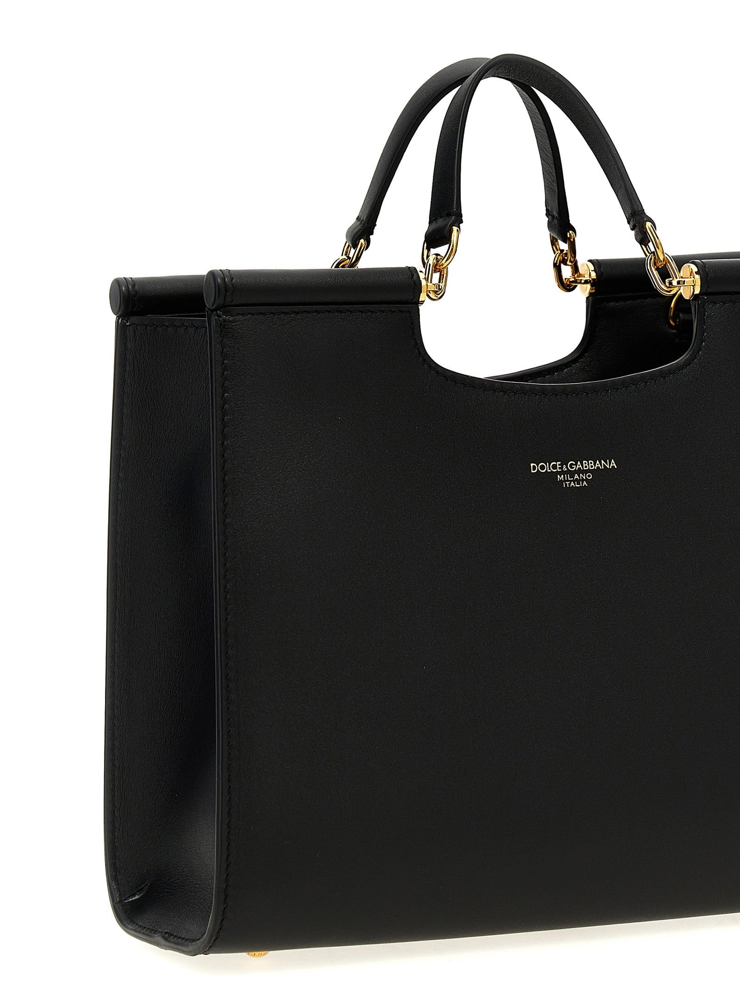 Dolce Gabbana ドルチェ&ガッバーナスモール「シチリア」ショッピングバッグ - Image 3