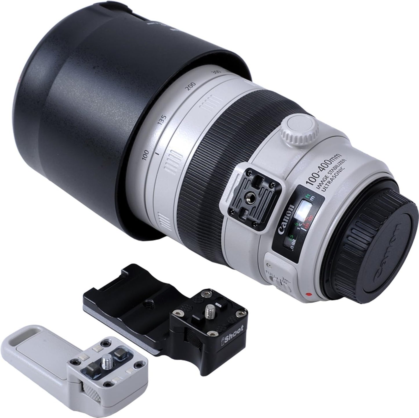 Lens Neckline Tripod Mount Ring Stand Base for Canon EF 100-400mm f/4.5-5.6L is II USM Bottom Is Camera Quick Release Plate Compatible with Ball Head Arca-Swiss Standard Interface