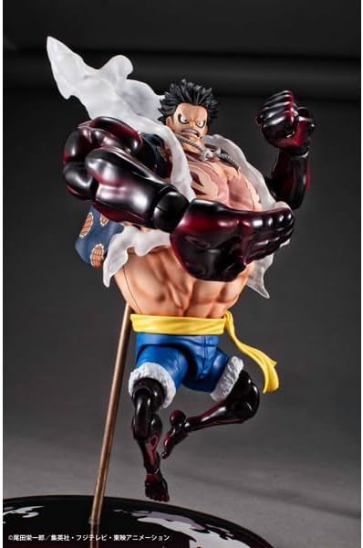MegaHouse Variable Action Heroes One Piece Monkey D. Luffy Gear 4 Boundman, Approx. 7.9 inches (200 mm), PVC Pre-painted Complete Figure